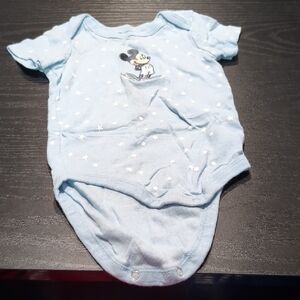 Disney Sky Blue Mickey Mouse Bodysuit